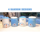 idrop 400 ml Cute Design Ceramic Cup with Lid Cover and Handle