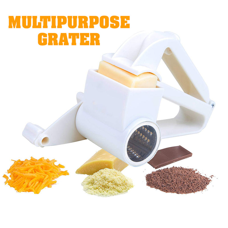 idrop Multipurpose Handheld Easy Clean Rotary Grater Food Shredder