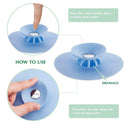 idrop Flexible Drain Stopper Hair Catcher for Kitchen Sink Bathroom Bath Tub