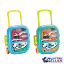 idrop Carpenter Repair Kit Pretend Play Toy Set With Trolley For Kids Children