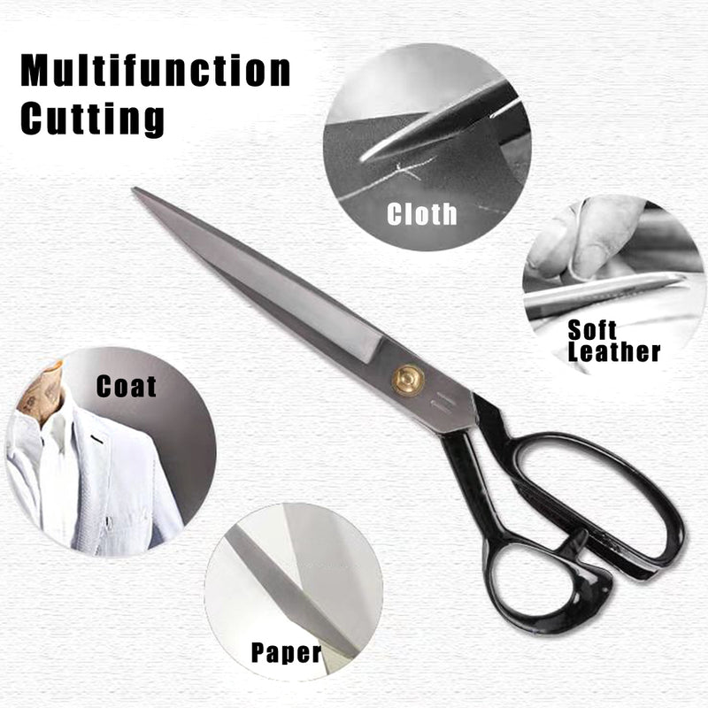 idrop 9 inch Tailors Cloth Scissors - Fabric Dressmaking Scissors Upholstery Office Shears