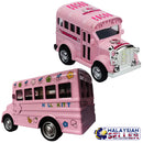 idrop Pink Hello Kitty Cartoon Car Minibus Toy For Kids And Children