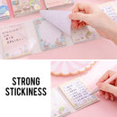 idrop A7 Cute Cartoon Sticky Note Book With Strong Adhesive Great for School, Office, Home