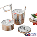 idrop 16 cm 2 Layer 3 Layer 4 Layer Stainless Steel Heat Insulation Lunchbox