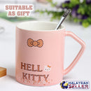 idrop KT - 400 ml Cute Design Ceramic Cup with Handle