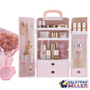 idrop Portable Multipurpose Make Up Cosmetics Jewelry Storage Box Organizer