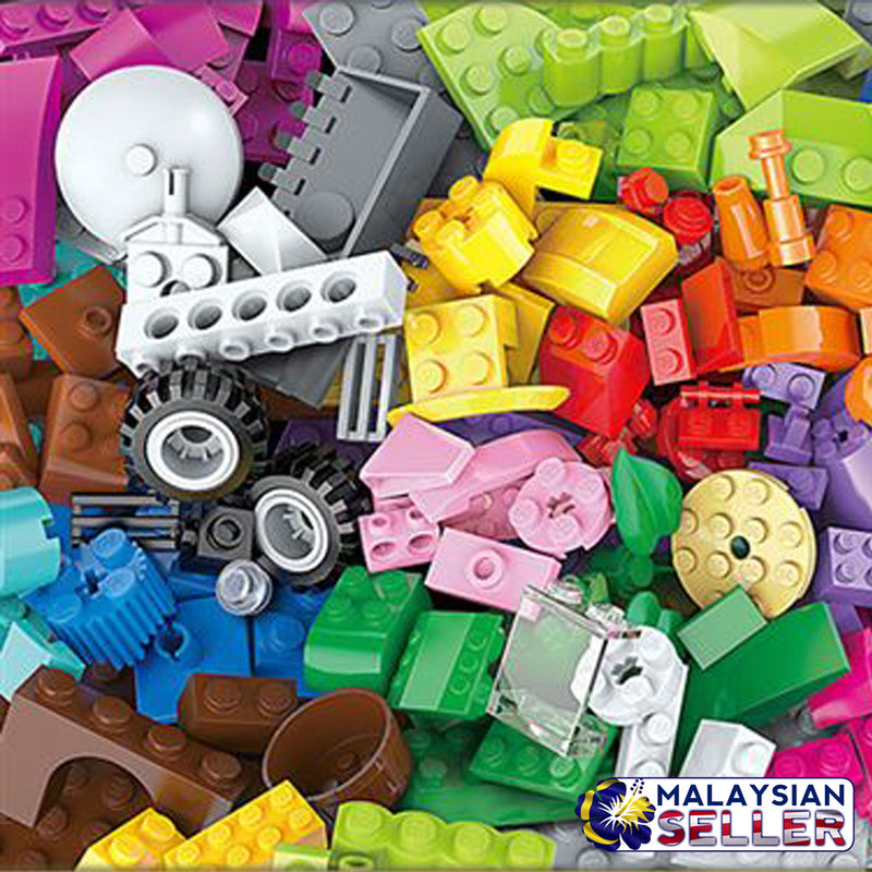 idrop 460 Pcs Colorful Creative Building Block Toy Set With Case For Kids Children