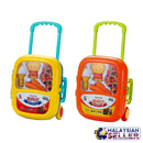 idrop Food Lunch Box Pretend Play Toy Set With Trolley For Kids Children