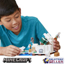 idrop 242 Pcs Minecraft Winter Colorful Creative Building Block Toy Set For Kids Children