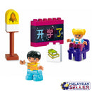 idrop 77 Pcs Livezone Classroom School Colorful Creative Building Block Toy Set For Kids Children