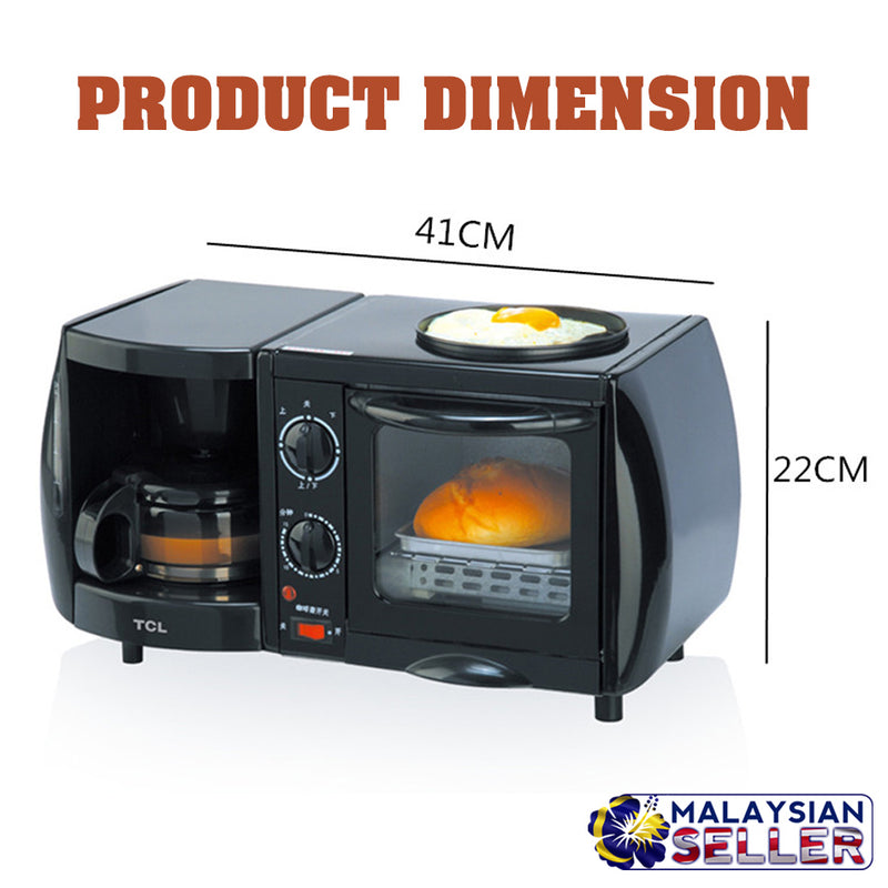 idrop TCL - 3 in 1 Multipurpose Electric Breakfast Machine Maker [ TKX-J05051A ]