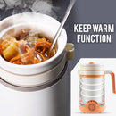 idrop 500ml Multi-functional  Electric Slow Cooker Ceramic Stew Cup