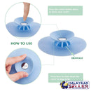 idrop Flexible Drain Stopper Hair Catcher for Kitchen Sink Bathroom Bath Tub