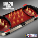 idrop Multipurpose Non-Stick Electric Barbecue BBQ Grill with Double Roast Hot Pot