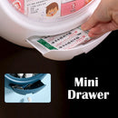 idrop Portable Waterproof Multistorage Cosmetic Storage Compartment with Magnet Door