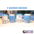 idrop 400 ml Cute Design Ceramic Cup with Lid Cover and Handle