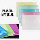 idrop A4 Transparent Plastic File Bags Document File Folders Bags for Document Stationery Tools Organization