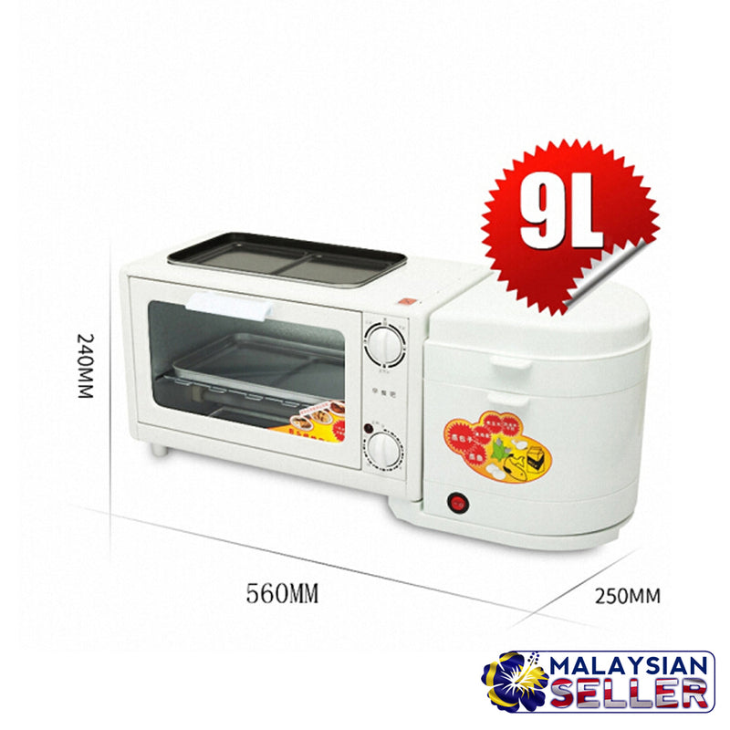 idrop 9L Multipurpose Microwave Oven Breakfast Machine Toaster Kitchen Appliances Cookware