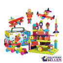 idrop 46 Pcs Colorful Creative Puzzle Building Block Toy Set For Kids Children