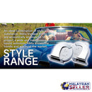 idrop HELLA - Chrome Twin Tone 12V Style Range Car Vehicle Horn Set