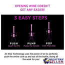 idrop VINO POP - Wine Opener Set Air Pressure Pump Bottle Opener, Foil Cutter, Aerator Pour Spout, Vacuum Seal Stopper, Storage Bag [ VP011124 ]