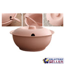 idrop Eco-Friendly Wheat Straw Fibre Stock Soup Pot With Lid And Big Spoon