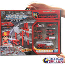 idrop 72 Pcs Rail Track Toy Building Block Fireman Rescue Set For Kids Children