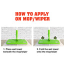 idrop 20 Pcs Super Wet Wiper Disposable Wet Tissue for Mop Wiper Use / Tisu Basah Pakai Buang Untuk Mop / (家易洁)20片装抗菌湿抹纸