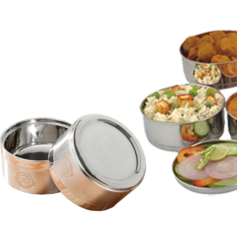 idrop 16 cm 2 Layer 3 Layer 4 Layer Stainless Steel Heat Insulation Lunchbox