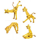 idrop Giraffe/Elephant Wild Safari Animals Foam EVA Building Block Toy Set For Kids And Children