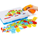 idrop 106 Pcs Carpenter Tool Box Building Block Toy Set For Kids And Children