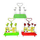 idrop Stainless Steel Inverted Drying Cup Glass Holder Tray Rack Storage