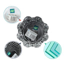 idrop Large Round Glass Ashtray For Smoker Smoking Home Accessories