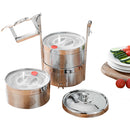 idrop 16 cm 2 Layer 3 Layer 4 Layer Stainless Steel Heat Insulation Lunchbox