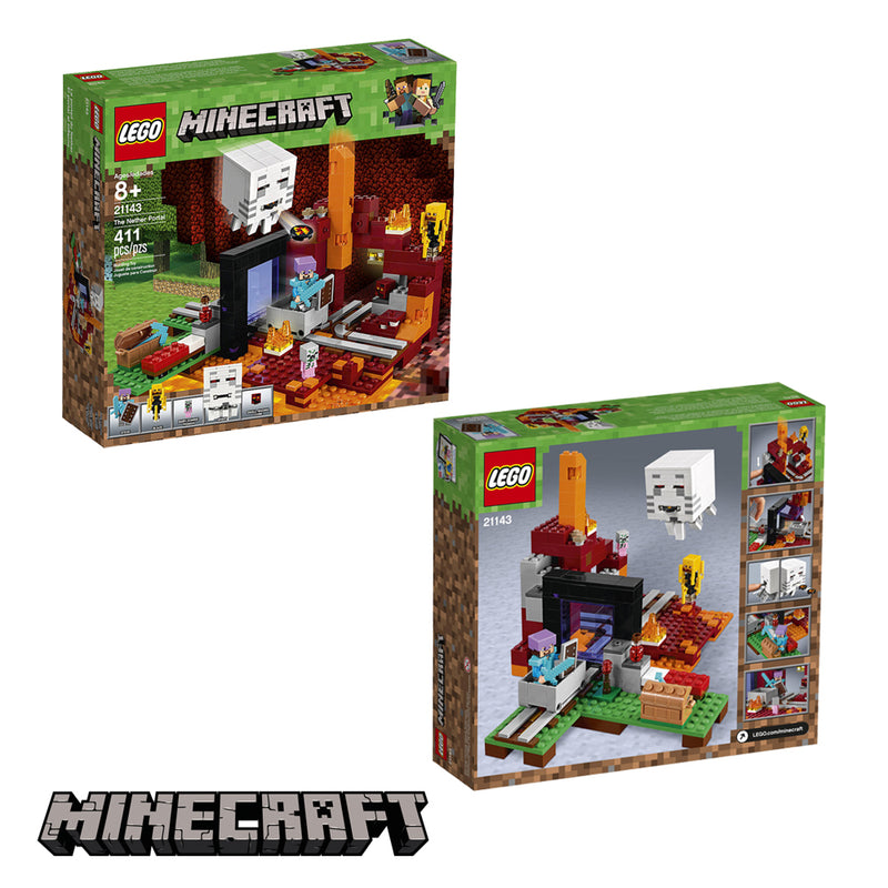 idrop 411 Pcs Minecraft Magic Portal Colorful Creative Building Block Toy Set For Kids Children