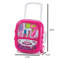 idrop Make Up Stylist Cosmetics Pretend Play Toy Set With Trolley For Kids Children