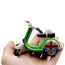 idrop Miniature Scooter Vespa Motor Handcrafted Metallic Collectibles Display (1 Scooter)