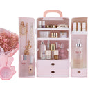 idrop Portable Multipurpose Make Up Cosmetics Jewelry Storage Box Organizer