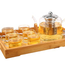 idrop 800 ml 1100 ml Thickened Heat Resistant Glass Teapot With Filter