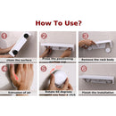 idrop Suction Cup Bathroom Storage Shower Shelf Holder Rack Organizer