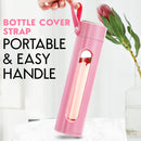idrop 520ml Glass Drinking Flask Water Bottle