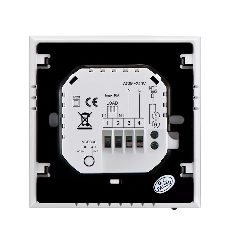 idrop Smart App Remote Control Heating System WiFi Electric Floor Heating Room (BHT-1000-GBLW)