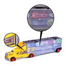 idrop High Quality Colourful 9 In 1 Truck with Cabinet and Cars Transport Toys for Kids Children