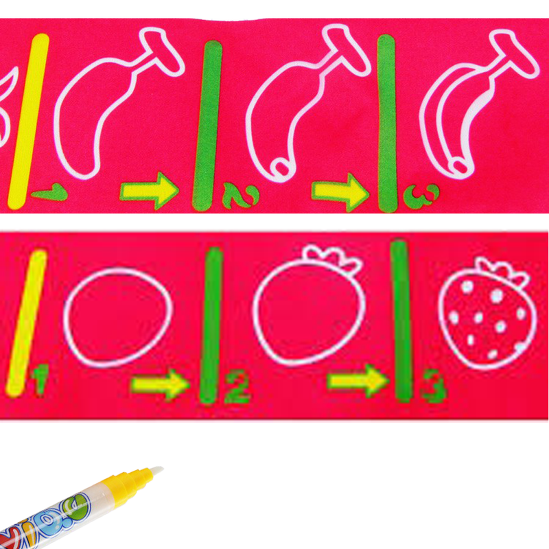idrop High Quality Little Artist Painter Write Draw Paint Water Canvas Doodle Mat With Magic Pen Set Toys for Kids Children