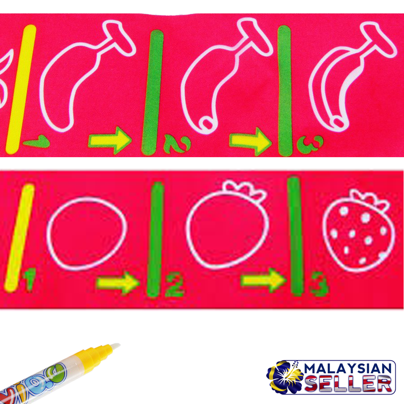 idrop High Quality Little Artist Painter Write Draw Paint Water Canvas Doodle Mat With Magic Pen Set Toys for Kids Children