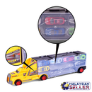 idrop High Quality Colourful 9 In 1 Truck with Cabinet and Cars Transport Toys for Kids Children