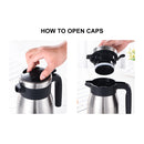 idrop 2.5 L Stainless Steel Thermos Vacuum Heat Insulation Thermal Flask Water Bottle