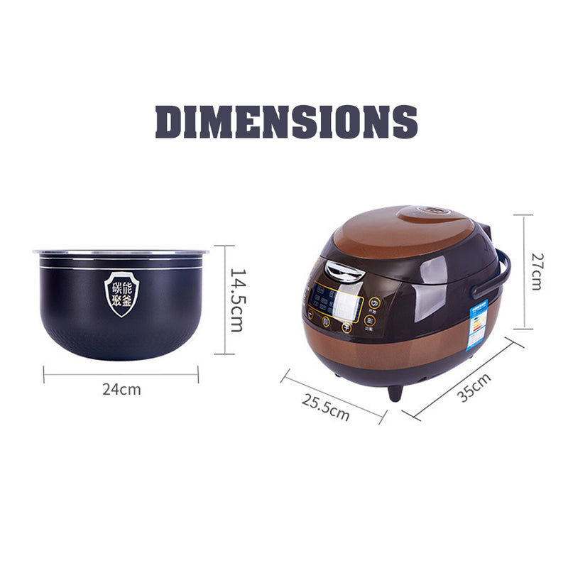 idrop XIAOBAWANG - 5L Carbon Inner Multipurpose Smart Electric Rice Cooker
