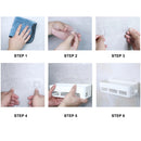 idrop Bathroom Toilet Hanging Rack Storage Shelf Case With Suction Cup Wall