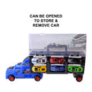 idrop 6 Pcs Car Toy Set With Storage Truck
